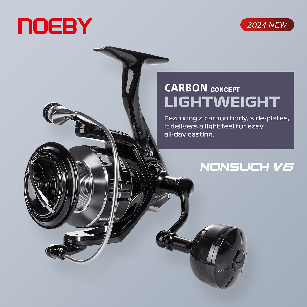 Surf Reel - Noeby penggulung senar pancing karbon, pemutar