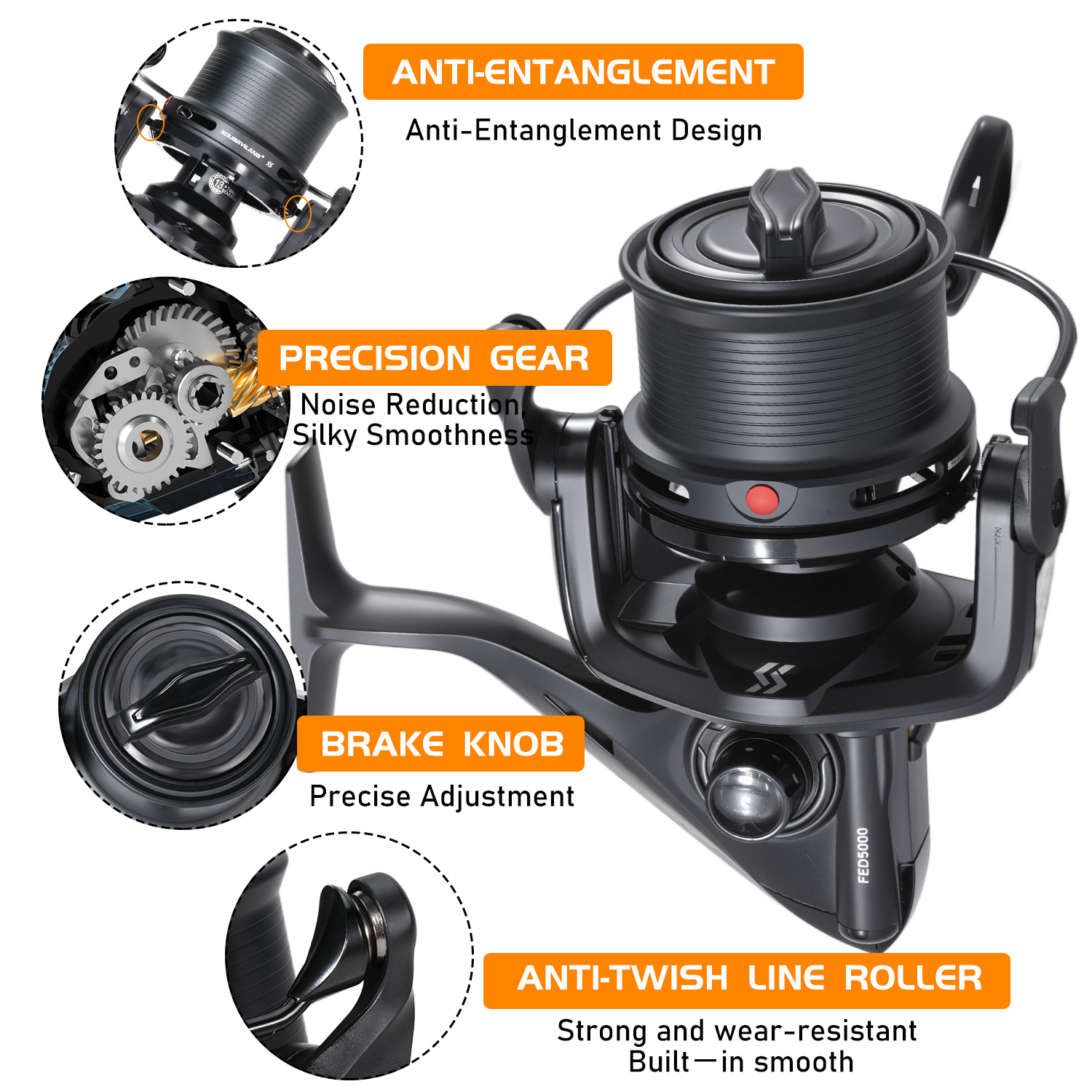 Sougayilang Reel Feeder Profes - Surf Reel ulasan dan harga