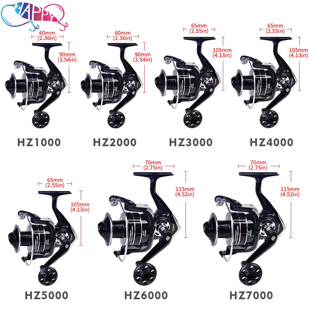 Grosir 5.1:1/5.2:1 3BB, Daya T - Spinning Reel ulasan dan harga